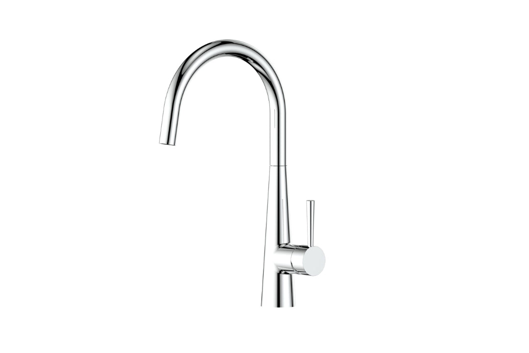 Galiano Slimline Sink Mixer in Chrome Plate – water-saving chrome sink mixer with slim profile