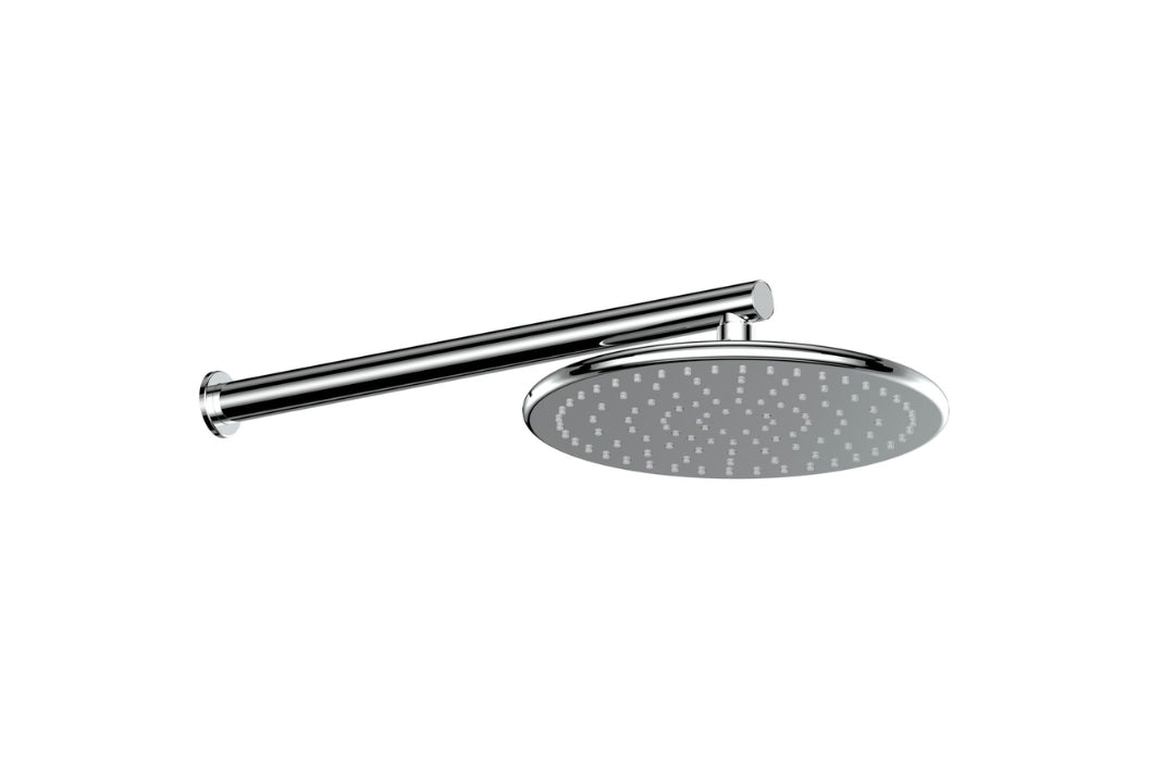 Rocco Wall Shower in Chrome Plate – chrome finish wall shower with minimalist design for modern interiors