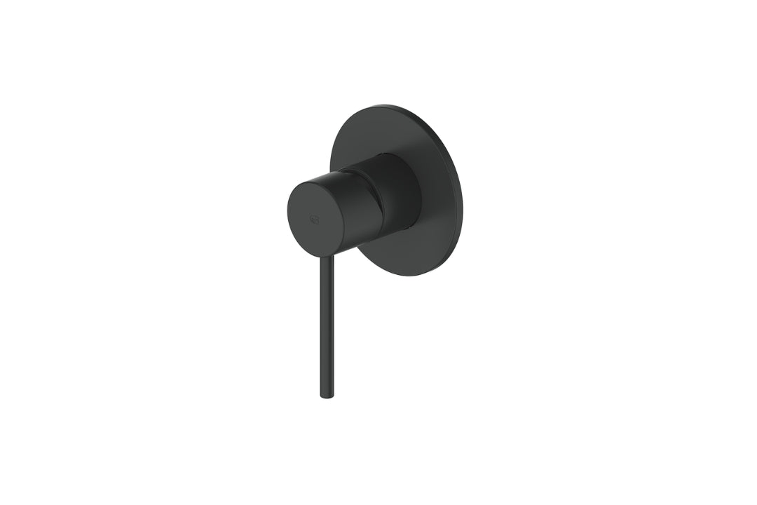 Maci Shower Mixer Trim Set in Matt Black – matt black trim set for architect-specified bathroom projects