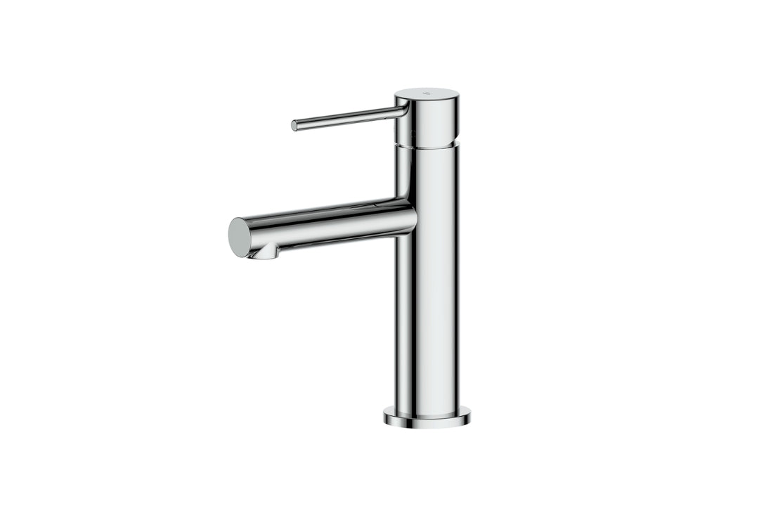 Maci Basin Mixer in Chrome Plate – chrome basin mixer with fixed spout for contemporary interiors