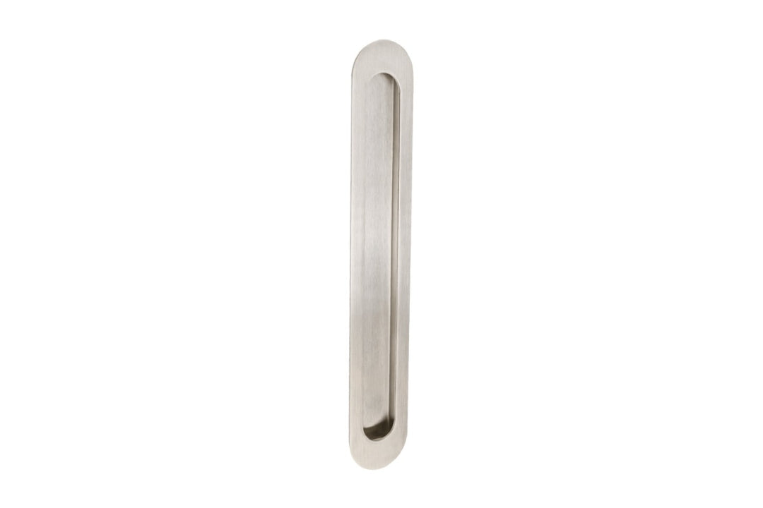 Product picture of the Zanda Duke Stainless Steel Flush Pull Passage 250x40mm on a white background.