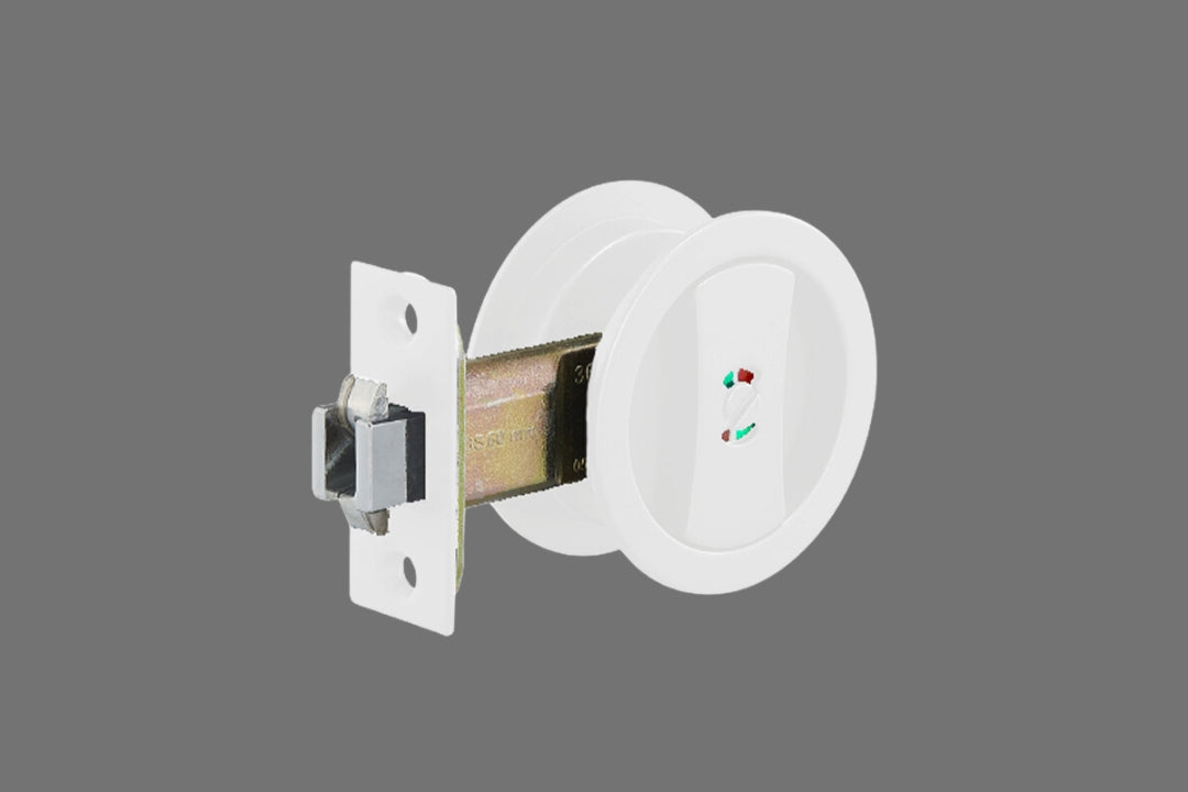 Zanda Round Cavity Slider Set White