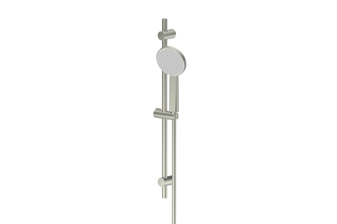 Glide RainBoost Adjustable Rail Shower in Brushed Nickel – brushed nickel shower with RainBoost® tech for interior designers