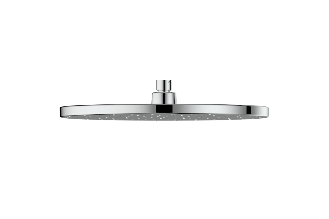 Chrome Plate: Ashmore Overhead Drencher Chrome Plate – polished 305mm overhead spa shower for modern interiors