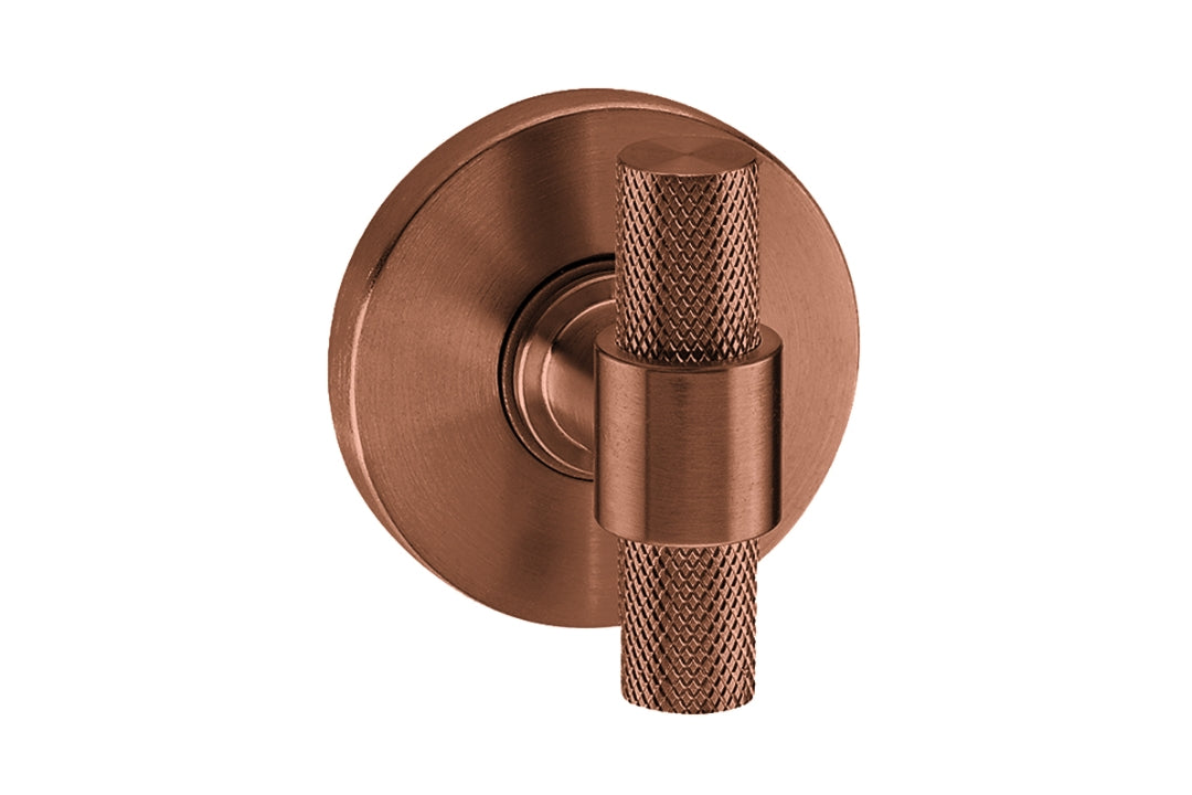 Monaco Privacy Turn in Titanium Copper PVD finish – front view