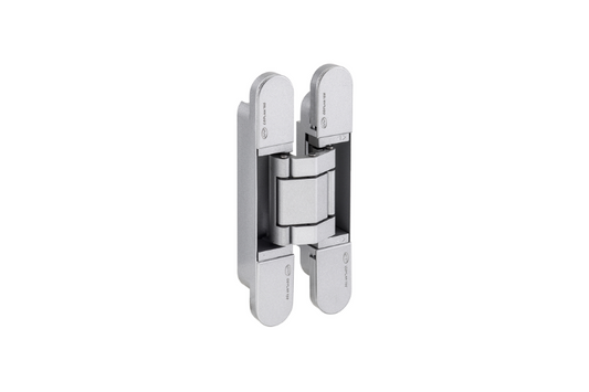 Product image of the 3D Adjustable Concealed Hinge Brushed Chrome by  Architectural Choice.