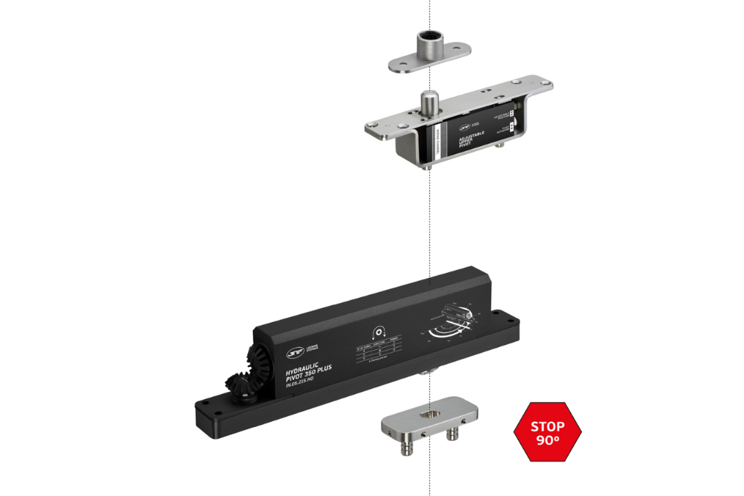 Product image for the JNF Hydraulic Pivot 350 Plus on a white background.