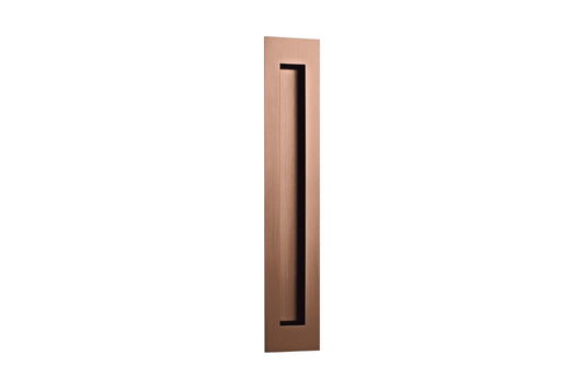 JNF IN.16.416.TCO flush pull handle in titanium copper – premium architectural hardware.