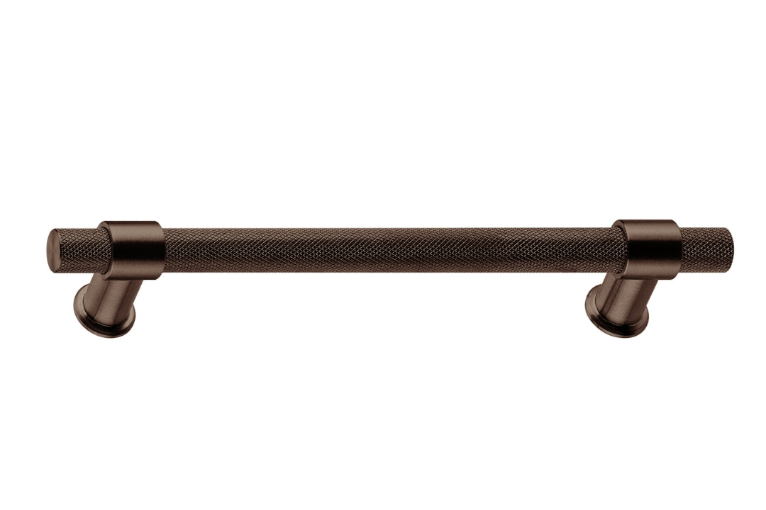 Product picture of the IN.22.153.16.KN.TCH Monaco Antique Brass Cabinet Handle on a white background.