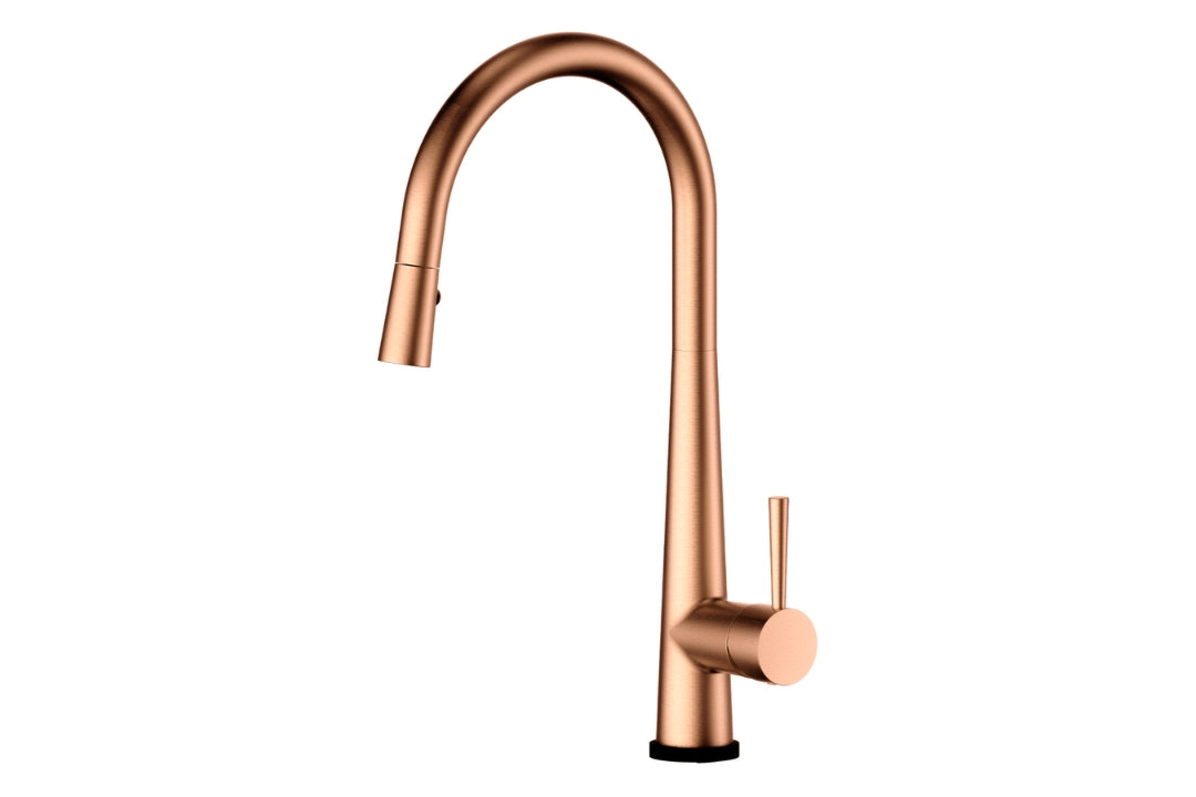 Galiano KONTACT® Sink Mixer in Brushed Copper – modern sink mixer with touch technology