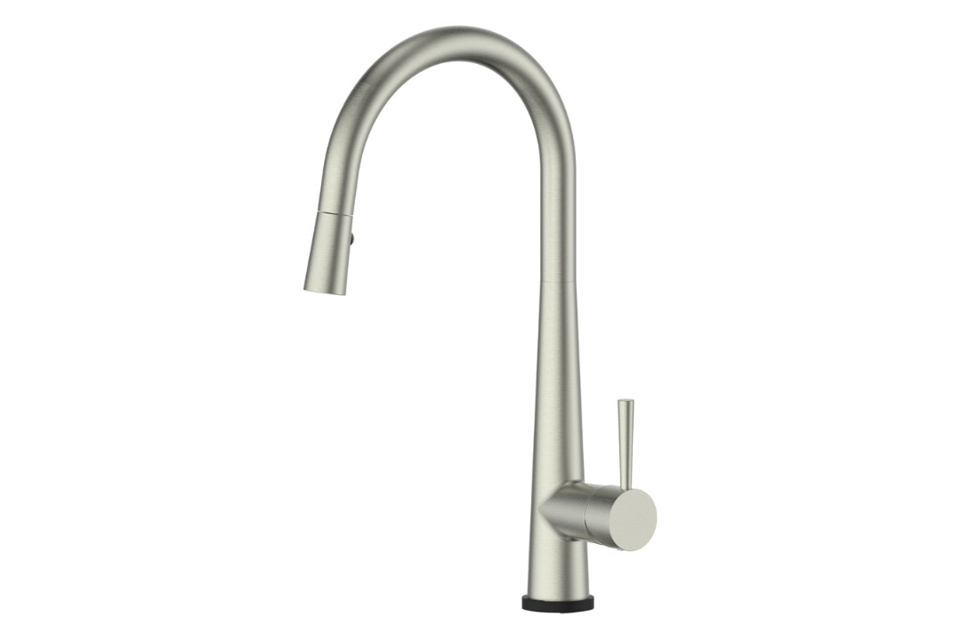 Galiano KONTACT® Sink Mixer in Brushed Nickel – swivel spout mixer for contemporary homes