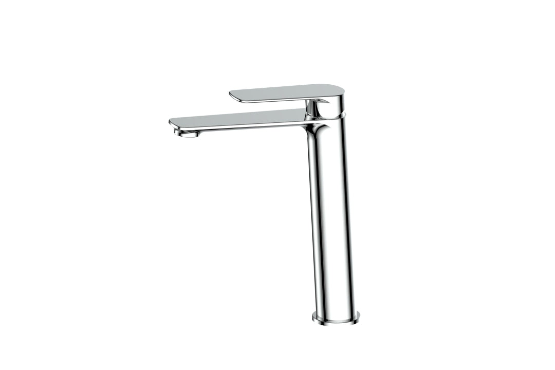 Novi Tall Basin Mixer in Chrome Plate – chrome tall basin mixer for high-end residential projects