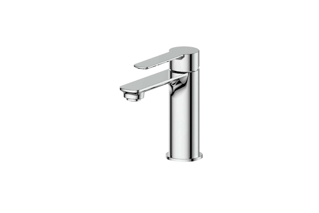Astro II Basin Mixer in Chrome Plate – chrome fixed spout basin mixer for architectural bathroom design