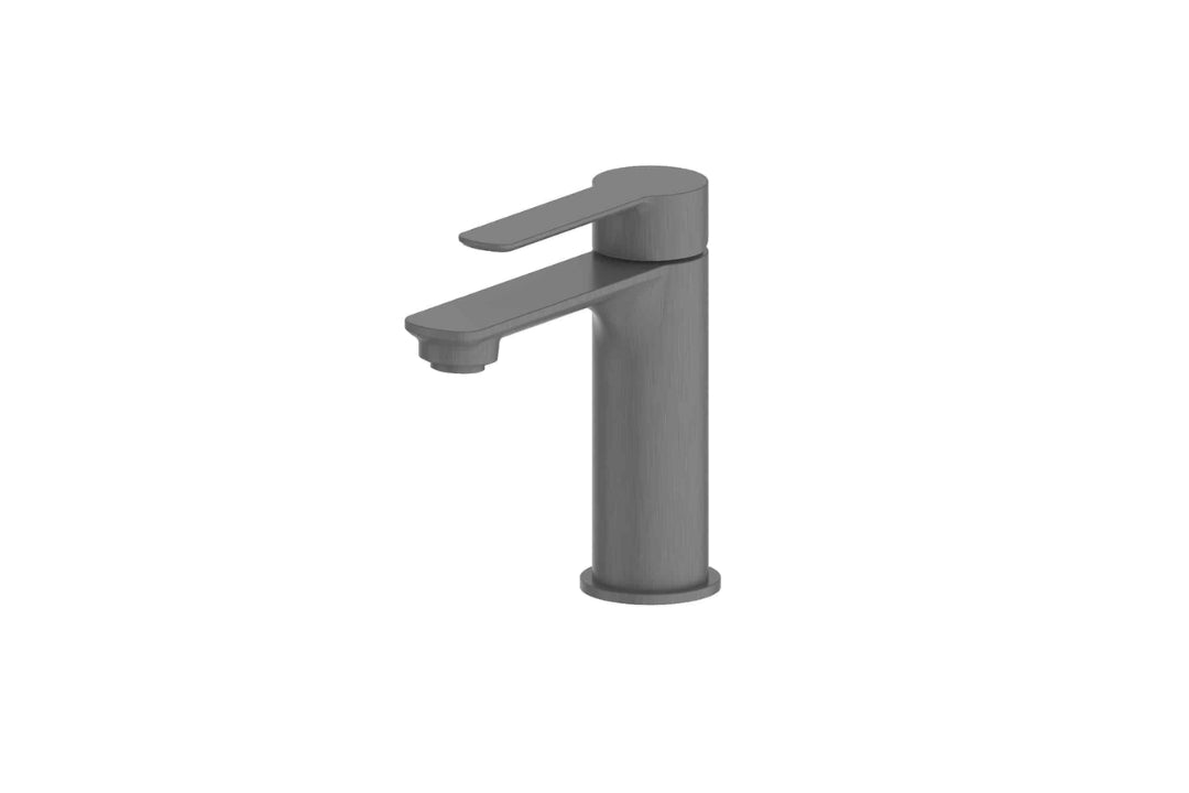 Astro II Basin Mixer in Gunmetal – gunmetal bathroom mixer tap for sleek designer spaces
