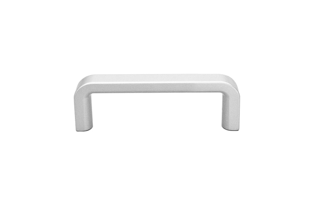 Kethy Byron 128mm Cabinet Handle in Matt Silver – Sleek drawer pull for architectural cabinetry.