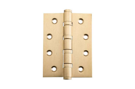 Ball Bearing Hinge – Satin Brass 100x75mm