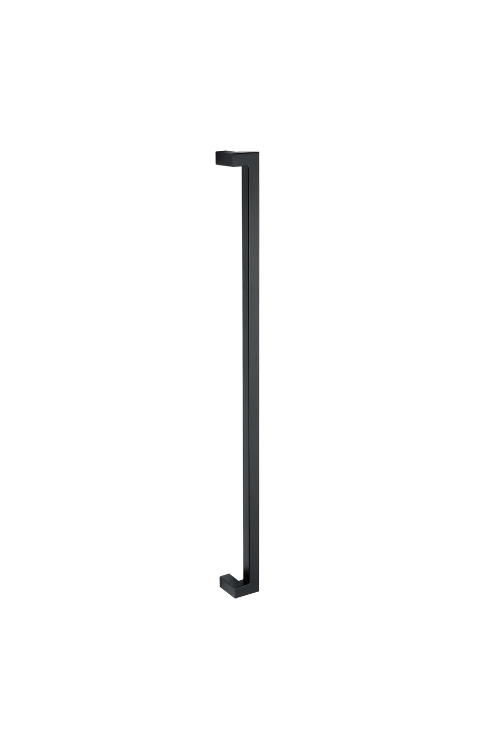 Offset Matt Black Pull Handle Pair