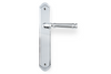 Apollo Design Tuscany Door Handle on Traditional Plate Chrome Plate