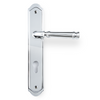 Apollo Design Tuscany Door Handle on Traditional Plate Chrome Plate