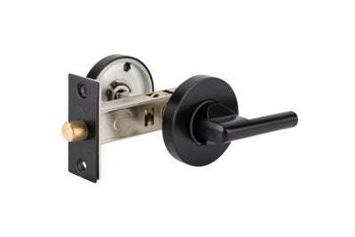 Product picture of the 10421.BLK Disabled Compliant Privacy Turn in Black on a white background.