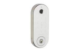 Product picture of the Zanda Stealth Smart Lock Deadbolt 60mm Brushed Nickel 1320.BN on a white background.