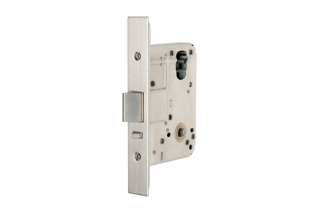 Product picture of the Zanda Stainless Steel Commercial Mortice Lock 1450.SS on a white background.