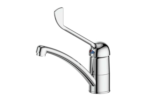 Marketti Blade Healthcare Sink Mixer in Chrome Plate – healthcare-grade sink mixer tap for aged care and commercial projects