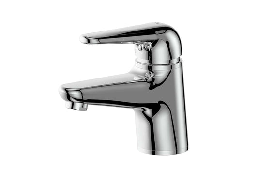 Marketti Blade Basin Mixer in Chrome Plate – traditional chrome basin mixer tap for gravity-fed and architectural bathroom applications