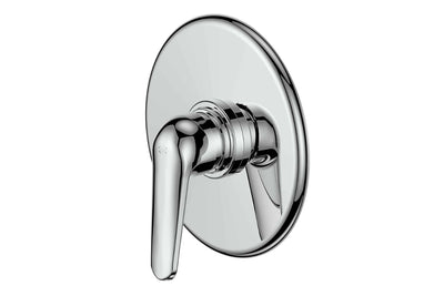 Marketti Blade Retrofit Shower Mixer in Chrome Plate – traditional chrome shower mixer with 194mm faceplate for all-pressure architectural bathrooms.