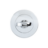 Product picture of the Apollo Design Traditional Privacy Turn Round 50mm Chrome Plate on a white background.