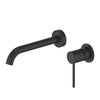 Gisele Wall Basin Mixer in Matt Black – matt black basin mixer for modern, architect-designed bathrooms