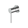 Gisele Shower Mixer in Chrome Plate – chrome shower mixer with sleek round faceplate for minimalist bathrooms
