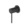 Gisele Shower Mixer in Matt Black – matt black compact mixer for refined, modern bathroom aesthetics