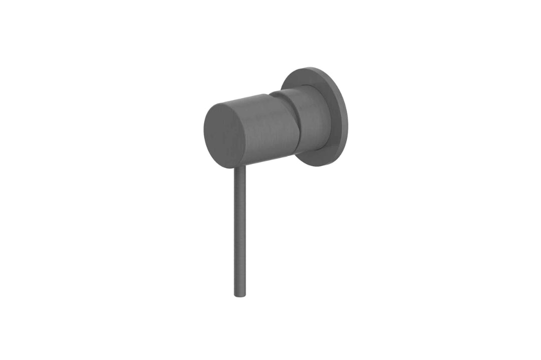 Gisele Shower Mixer in Gunmetal – gunmetal shower mixer tap for luxury architectural bathroom designs