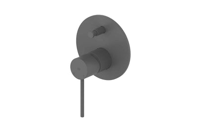 Gisele Shower/Bath Diverter Mixer in Gunmetal – gunmetal diverter mixer for luxury residential and commercial bathrooms