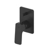 Swept Shower/Bath Diverter Mixer in Matt Black – matt black shower and bath diverter for contemporary bathrooms