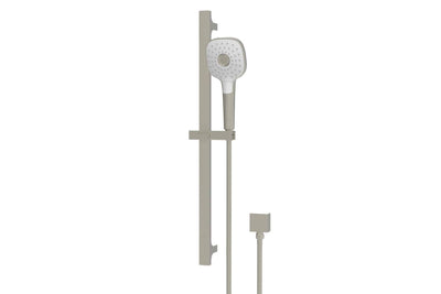 Corban Rail Shower in Chrome Plate – chrome finish shower with multi-function handset for contemporary interiors