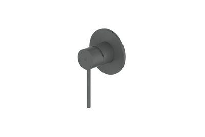 Maci Shower Mixer Trim Set in Gunmetal – gunmetal shower mixer trim for sleek, contemporary interiors