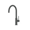 Maci Gooseneck Sink Mixer in Gunmetal – sculptural gunmetal mixer tap for premium kitchen designs