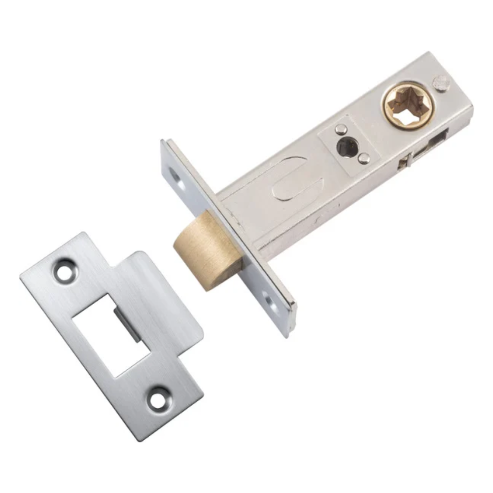 Split Cam Tube Latch Brushed Chrome