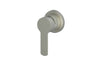 Astro II Mini Shower Mixer Trim Kit in Brushed Nickel – brushed nickel mini mixer trim for sleek designer bathrooms