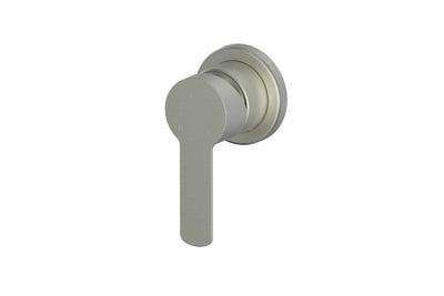 Astro II Mini Shower Mixer Trim Kit in Brushed Nickel – brushed nickel mini mixer trim for sleek designer bathrooms