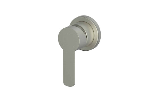 Astro II Mini Shower Mixer Trim Kit in Brushed Nickel – brushed nickel mini mixer trim for sleek designer bathrooms