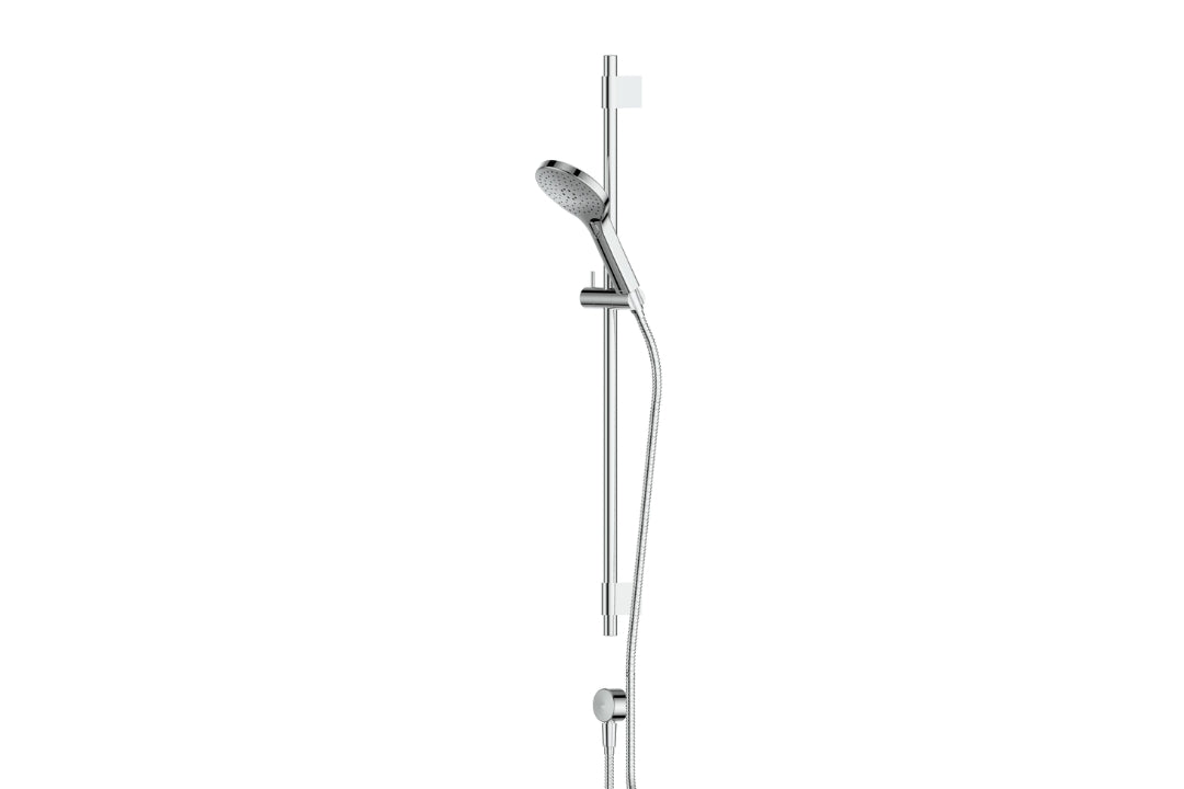 Ashmore Rail Shower in Chrome Plate – chrome finish BubbleJET® shower for modern interiors