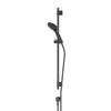 Ashmore Rail Shower in Gunmetal – gunmetal rail shower with massage-style spray for architect-designed spaces