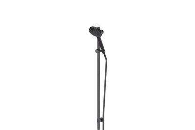 Lavish Brass Rail Shower in Gunmetal – gunmetal rail shower for bold and industrial-inspired interiors