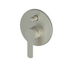 Astro II Shower/Bath Diverter Mixer in Brushed Nickel – brushed nickel shower and bath diverter for contemporary bathroom design