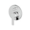 Astro II Shower/Bath Diverter Mixer in Chrome Plate – chrome diverter mixer tap for minimalist bathroom aesthetics