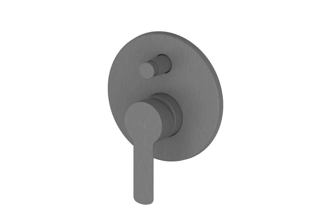 Astro II Shower/Bath Diverter Mixer in Gunmetal – gunmetal shower/bath diverter mixer for luxury bathrooms