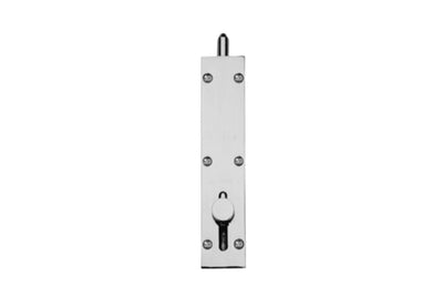 Product image of the Zanda Chrome Plate Reverse Barrel Bolt 150mm on a white background.